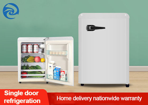 75L 90L 118L Tủ lạnh nhỏ màu trắng retro với ngăn đông 2,6 Cu Ft