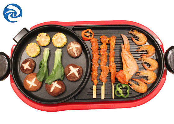 Lò nướng điện không dính Lưới Skillets 1350W không khói