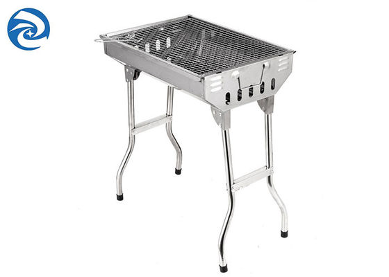 Nướng than ngoài trời bằng thép không gỉ 73x33x71cm Gấp di động