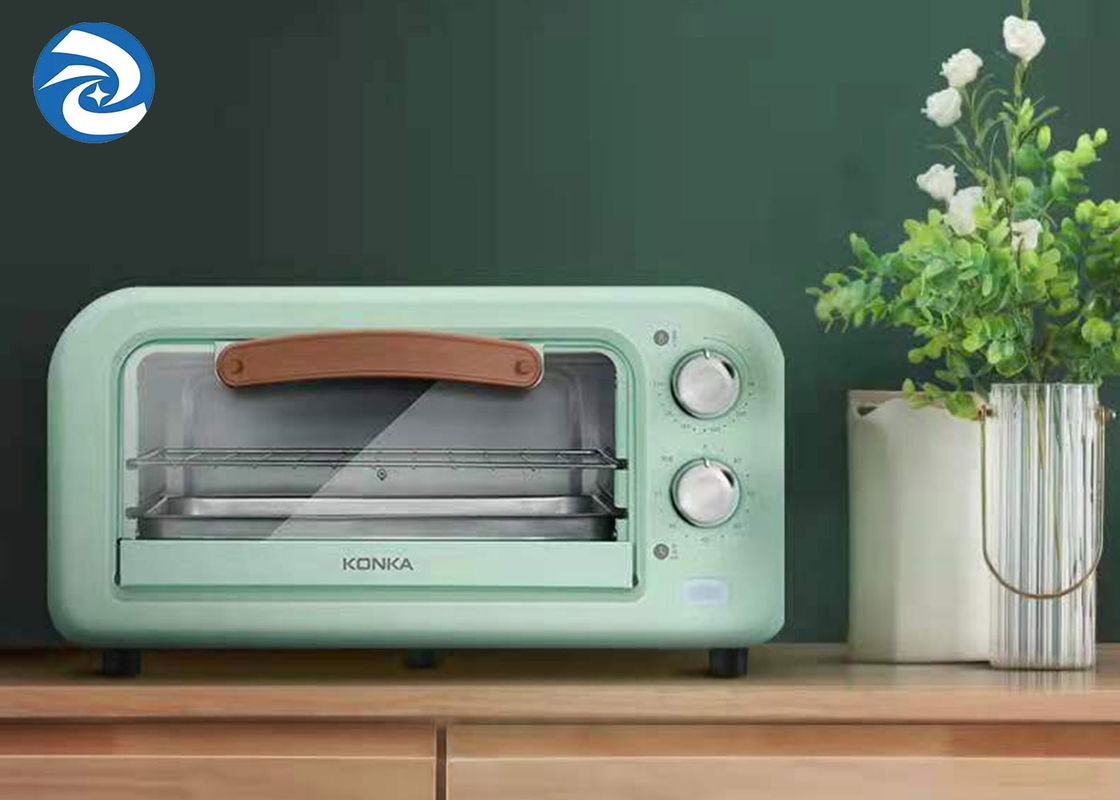Lò nướng bánh mì 800W 12L và lò nướng bánh mì 12,7qt Thân nhôm ống sưởi bằng thép không gỉ