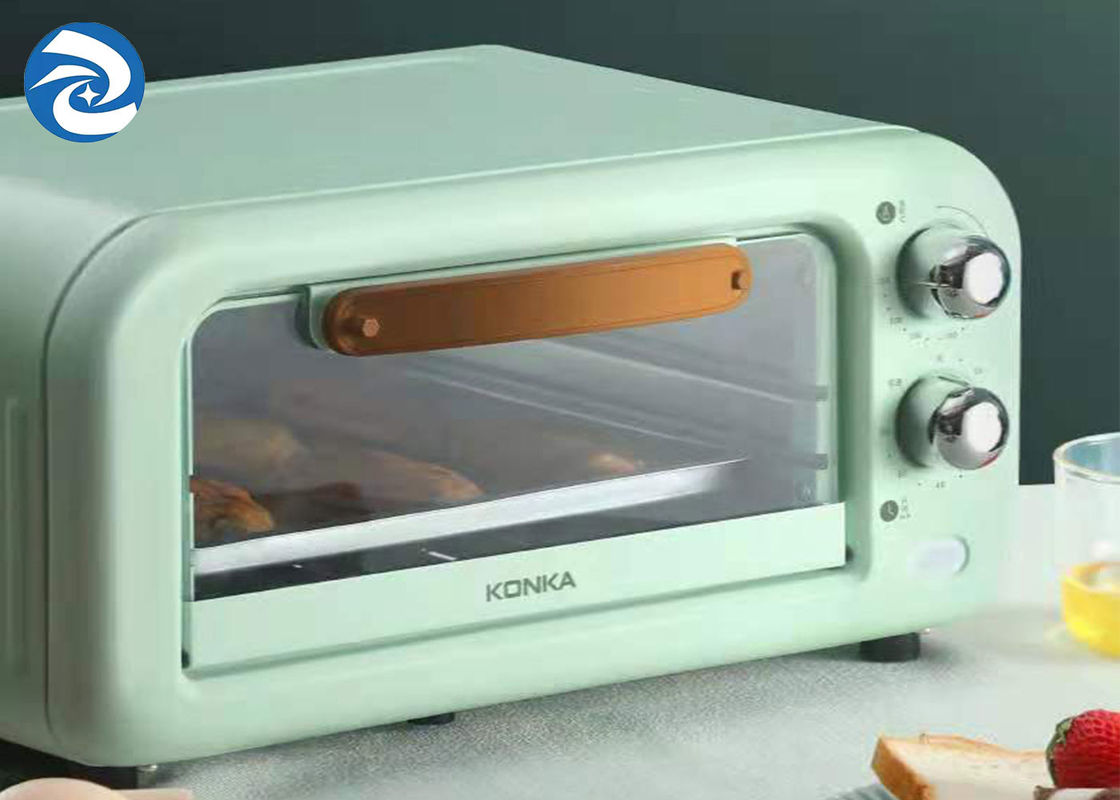 Lò nướng bánh mì 800W 12L và lò nướng bánh mì 12,7qt Thân nhôm ống sưởi bằng thép không gỉ