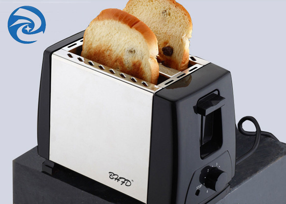 220V 750W Máy nướng bánh mì 2 lát thép không gỉ 6 tốc độ