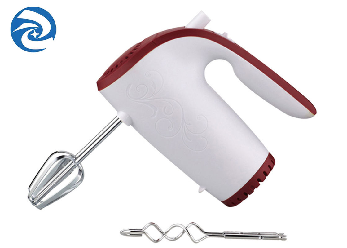 Máy đánh trứng điện mini 201-250W màu đỏ cầm tay 5 tốc độ