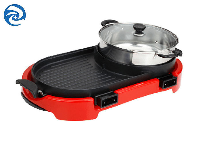 Lò nướng điện không dính Lưới Skillets 1350W không khói