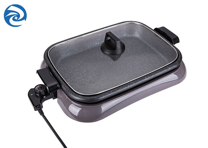 Lưới điện 1600W Lưới Skillets Anti Scalding Edging