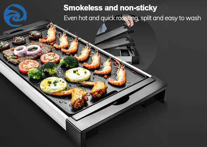 Nướng BBQ điện không khói 1800W 110V 220V 625x316x65mm