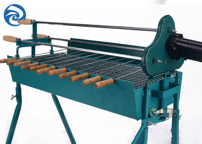 Vỉ nướng BBQ di động ngoài trời 110 × 34cmx81cm Xiên thịt