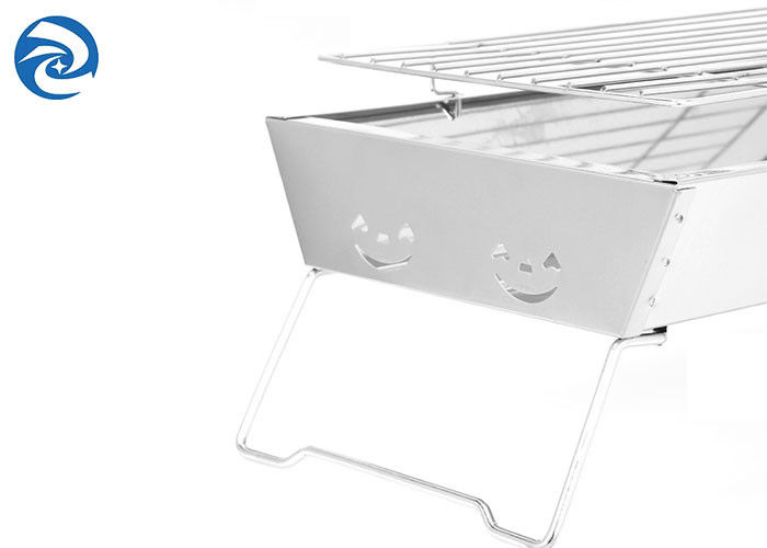 Nướng thép không gỉ di động SS403 17,7 '' x 9 '' x 2,4 '' 2 đến 4 người