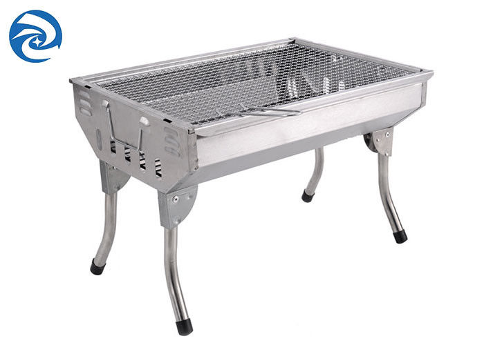 Nướng than ngoài trời bằng thép không gỉ 73x33x71cm Gấp di động
